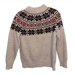 Vintage Woolrich Woman Sweater Womens Small Wool Fair Isle Winter Hong Kong